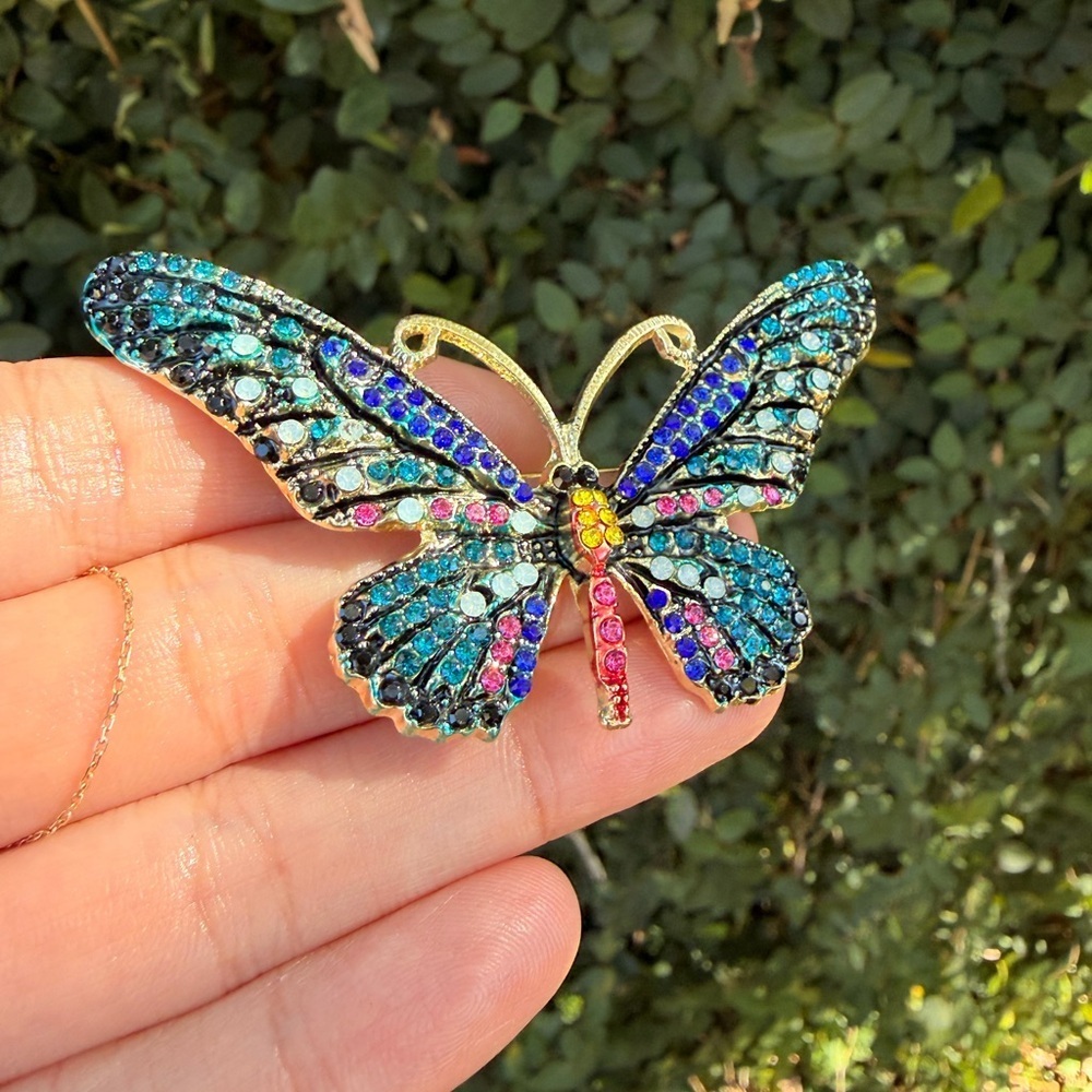 Brooch Colorful Butterfly Brooch - Picture 5 of 6